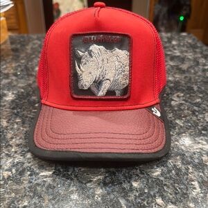 Goorin Bros. Rhino Patch Red Cap